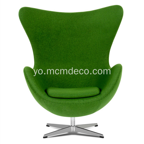 Arne Jacobsen fabric ẹyin alaga ajọra